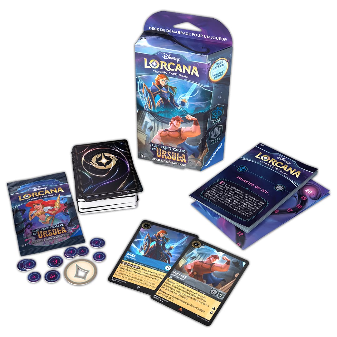 disney lorcana chapitre 4 le retour d'ursula deck contenu