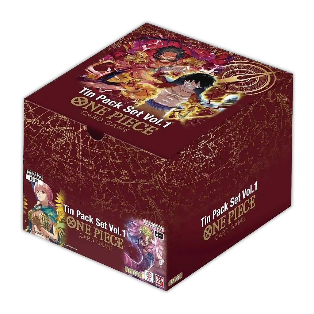 One Piece Card Game - Tin Pack Set Vol.1 display