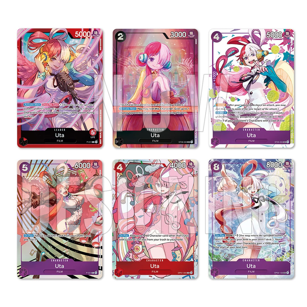 one piece card game uta collection card