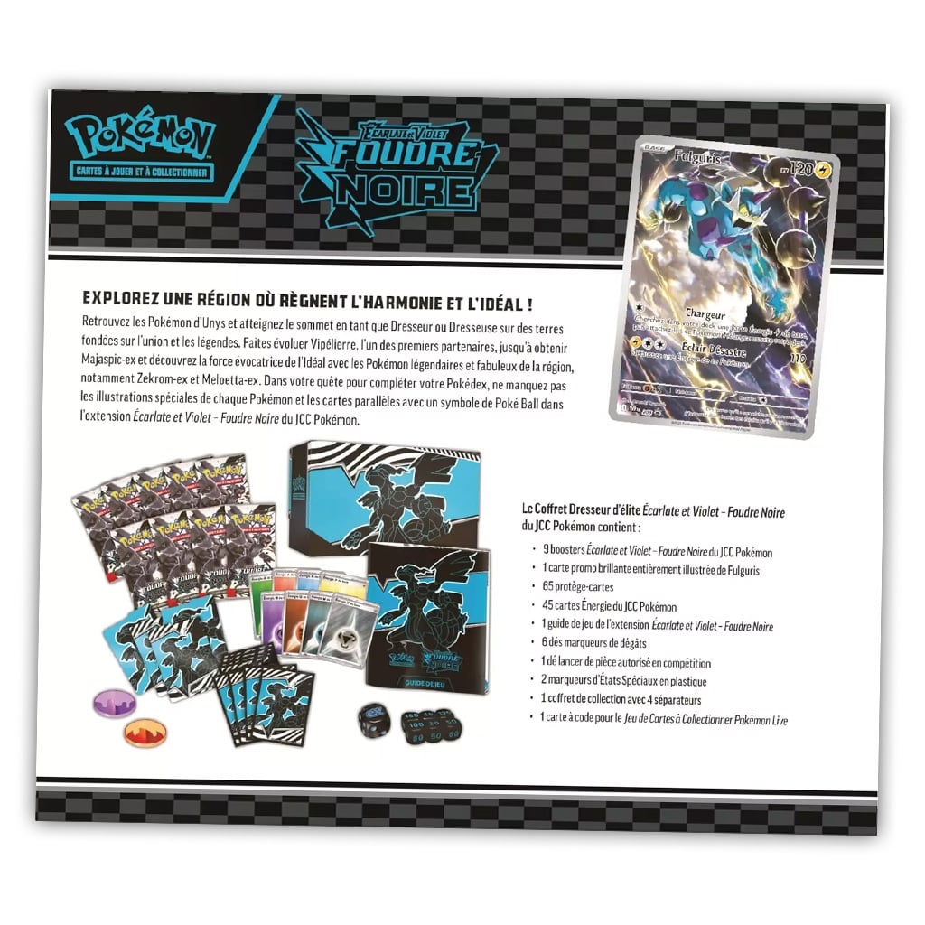 pokemon etbo 10.5 foudre noire back