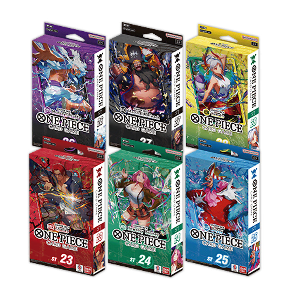 One Piece Card Game - Starter Deck - ST23 à ST28 [ANG]
